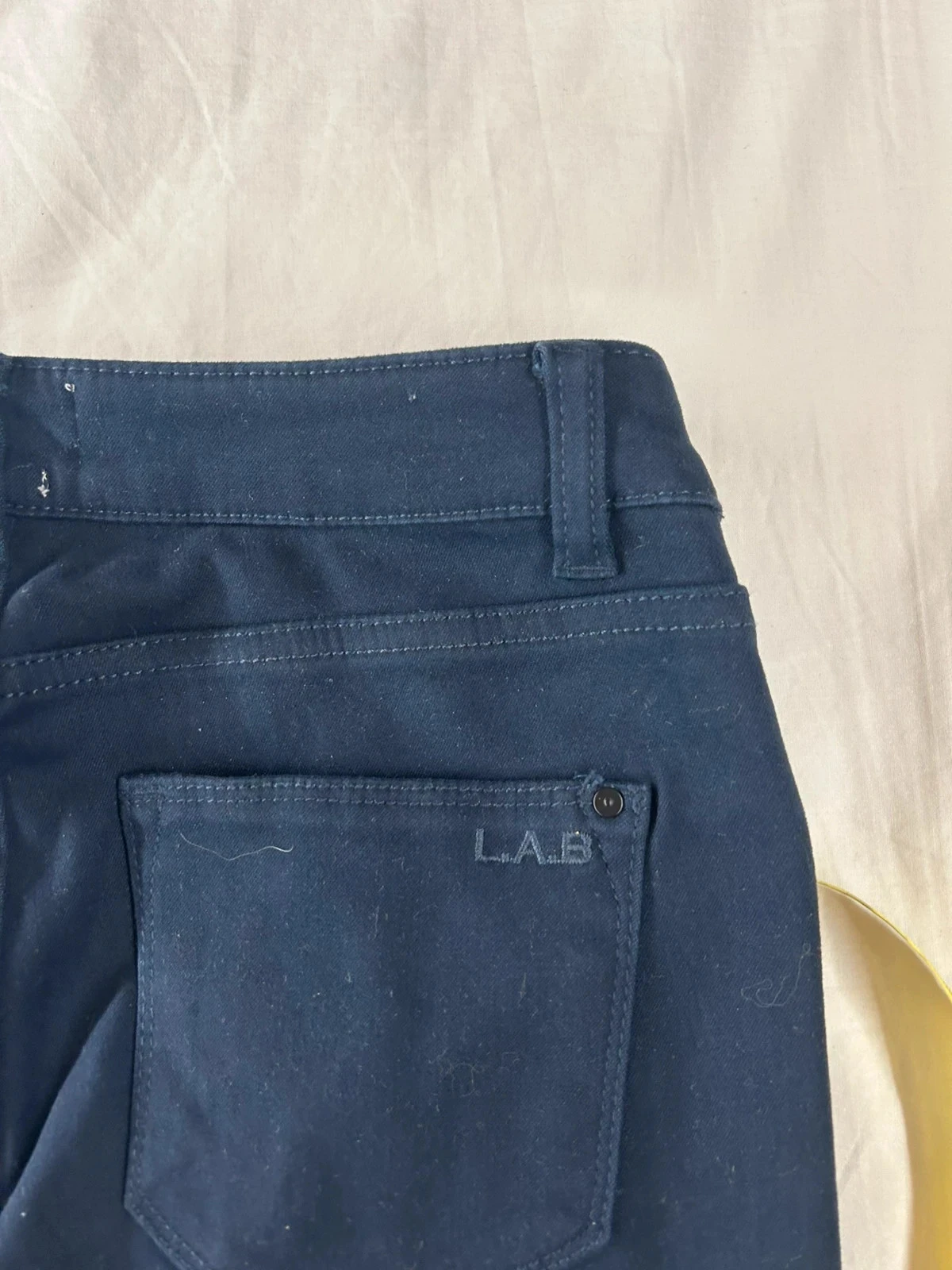 Calça jeans azul marinho lab dip paris slim fit – photo 12
